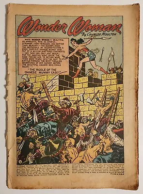 Buy Wonder Woman #37 (1949, DC) COVERLESS LOW GRADE 1st App Of Circe! • 106.68£
