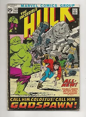 Buy The Incredible Hulk #145 (1971) VG+ 4.5 • 7.90£