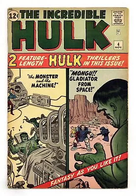 Buy Incredible Hulk #4 FR 1.0 1962 • 306.32£