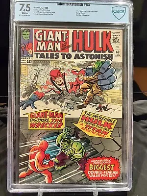 Buy Tales To Astonish #63 - Cbcs Blue 7.5 - 1st Leader - Low $369 B.i.n. ! • 292.09£