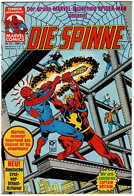 Buy Marvel Team-Up #65 German Edition 1st U.S. Captain Britain Claremont Byrne Key! • 19.99£