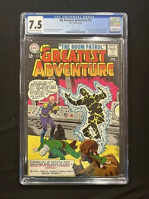Buy My Greatest Adventure #80 CGC 7.5 DC 1963 Huge Key 1st Doom Patrol New Arrival • 1,415.22£