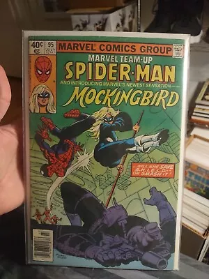 Buy Marvel Team-Up Spider-Man #95 (1980) KEY-1st App Of Mockingbird • 23.71£