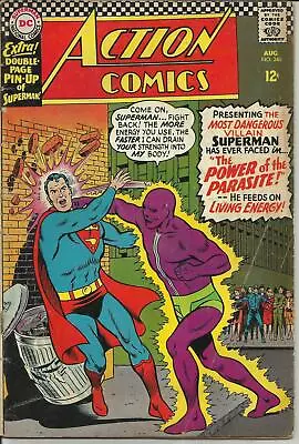 Buy Action Comics (1938 1st Series) 340 1st Appearance Parasite KEY Issue GD/VG • 63.95£