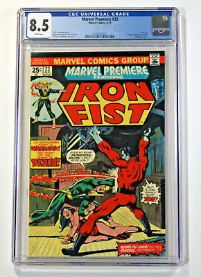 Buy MARVEL PREMIERE #23 (8/75) 💥 CGC 8.5 White 💥 1st Appearance Of Warhawk • 35.58£