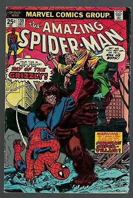 Buy Marvel Comics Spiderman 139 FN- 5.5 1975 Grizzly Jameson • 19.99£