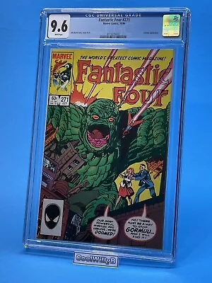 Buy Fantastic Four #271 CGC 9.6! Awesome John Byrne Story & Art! Sweet! Take A Look! • 47.44£