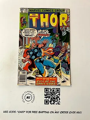 Buy Mighty Thor # 284 FN Marvel Comic Book Loki Odin Asgard Avengers Hulk 6 J892 • 7.60£