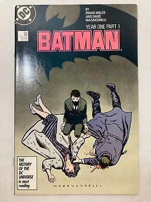 Buy Batman #404 Year One Part 1 Frank Miller! Selina Kyle App! Mazzucchelli Cover! • 9.87£