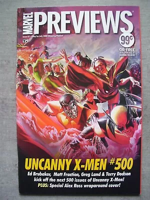 Buy Marvel Previews 57 (May 2008) Uncanny X-Men 500 Alex Ross • 8.60£