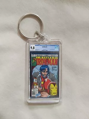 Buy Iron Man 128 CGC 9.8 Mini Slab Keychain • 3.94£