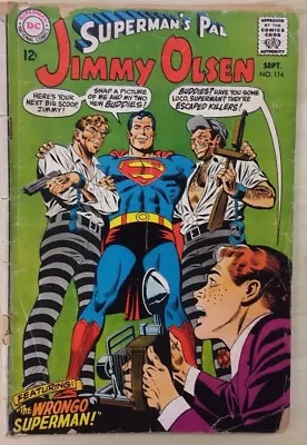 Buy JIMMY OLSEN #114 (1968) DC Comics GOOD • 10.27£