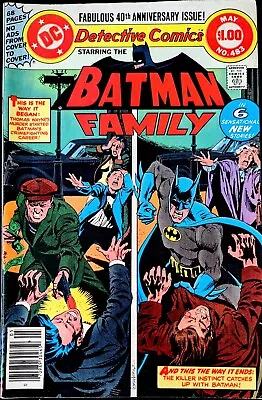 Buy DETECTIVE COMICS #483 VFN 1979 1st MAXIE ZEUS Key BATMAN 40th Anniversary 68 Pgs • 15.99£