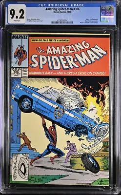 Buy Amazing Spider-Man 306 CGC  9.2 NM-  White Pages • 47.41£