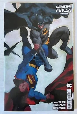 Buy BATMAN SUPERMAN WORLD'S FINEST 2024 ANNUAL #1 Parel 1:25 VARIANT Mark Waid NM • 8.88£