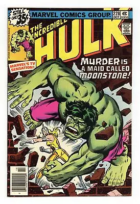 Buy Incredible Hulk #228 VG+ 4.5 1978 1st App. Moonstone • 22.39£