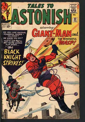 Buy Tales To Astonish #52 4.5 // 1st Appearance New Black Knight Marvel 1963 • 135.83£