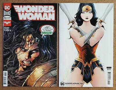 Buy Wonder Woman #753 DC Comics 2020 LOT (2) Cover A & B SET High Grade • 6.32£