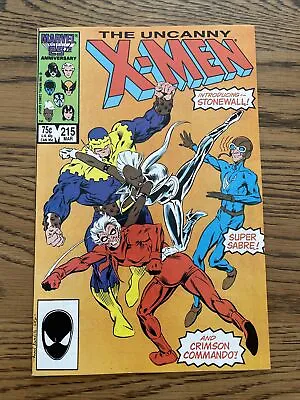 Buy Uncanny X-Men #215 (Marvel 1986) Wolverine, 1st Appearance Stonewall! • 2.98£
