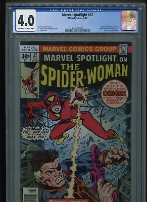 Buy Marvel Spotlight  #32 (1979) CGC 4.0 [OW/W] 1st Spider-Woman (Jessica Drew)! • 39.72£