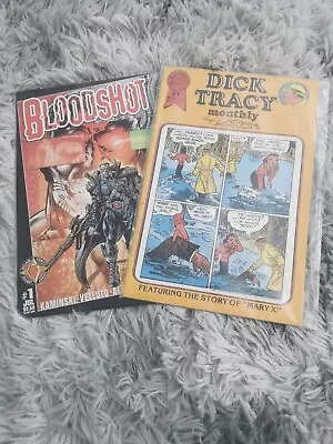 Buy Bloodshot And Dick Tracey Comics I Plastic Sleeves • 4.99£