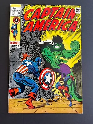 Buy Captain America #110 - 1st Appearance Of Madame Hydra (Marvel, 1969) VG+ • 70.19£