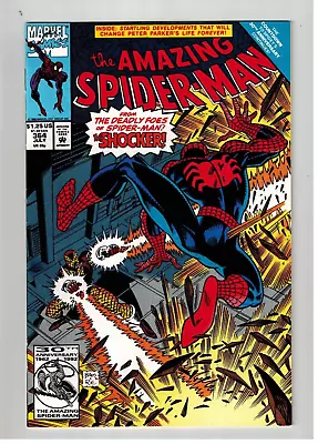Buy MARVEL COMICS The  AMAZING  SPIDER-MAN THE SHOCKER ! 364 JULY 30TH ANNIVERSARY • 1.57£