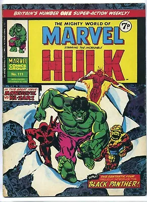 Buy COMICS- Mighty World Of MARVEL Starring The INCREDIBLE HULK # 111 • 2.10£
