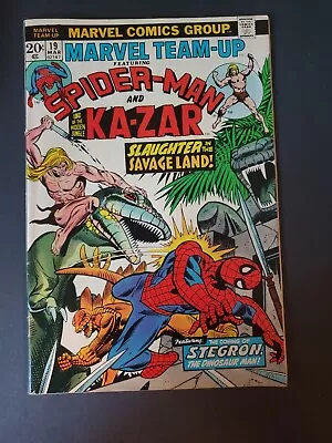 Buy MARVEL TEAM UP #19 With Spider-Man & Kazar “Slaughter In The Savage Land” 1974  • 20.06£