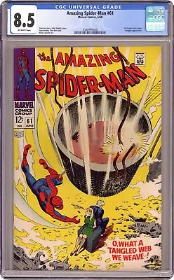 Buy Amazing Spider-Man #61 CGC 8.5 1968 4346995008 • 242.52£