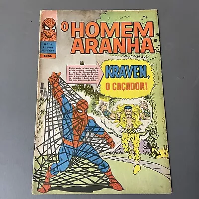 Buy The Amazing Spider-Man #15 (1970)  Ebal Brazilian Edition 1st App Kraven • 60.19£