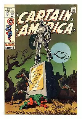 Buy Captain America #113 FN+ 6.5 1969 • 107.24£