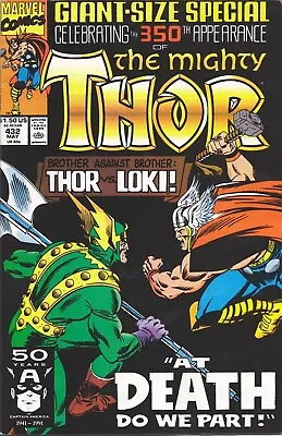 Buy Thor (Marvel) #432 Thor Vs Loki - 350th Appr Of Thor • 13.60£