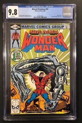Buy Marvel Premiere #55 CGC 9.8 White Pages Wonder Man 8/80 • 126.50£