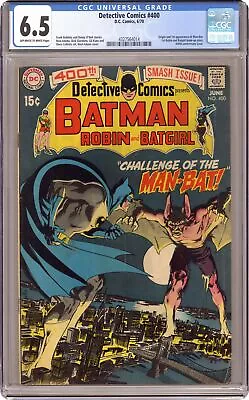 Buy Detective Comics #400 CGC 6.5 1970 4327564014 1st App. Man-Bat • 329.75£
