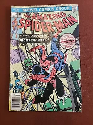 Buy The Amazing Spider-Man #161 Oct 1976 Nightcrawler, Punisher  • 5.59£