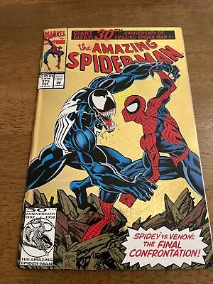 Buy AMAZING SPIDER-MAN #375 (1992) - *1st App Anne Weying / She-Venom - Holo Cover* • 28.15£