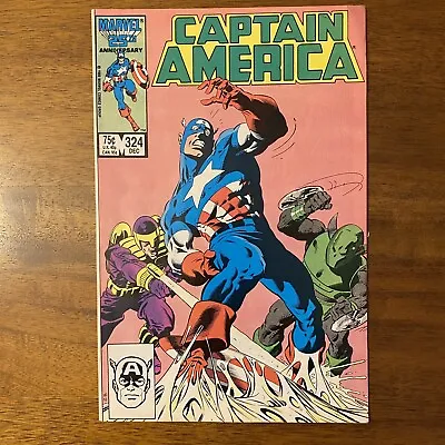 Buy Vintage Captain America #324 (Vol 1, 1986) Marvel  1st Cameo App. Of Slug (F) 🔑 • 2.36£