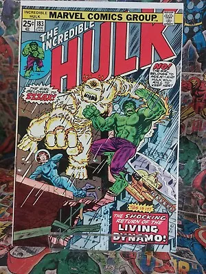 Buy Incredible Hulk #183 VF+ Marvel 1975 • 16.95£