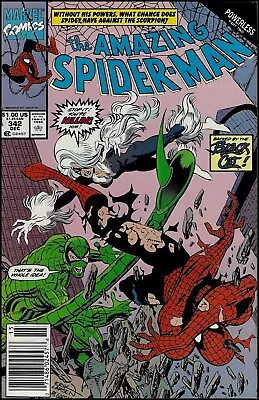 Buy Amazing Spider-Man (1963 Series) #342 Newsstand F/VF Cond (Marvel, Dec 1990) • 4£