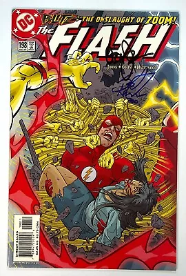 Buy The Flash #198 2nd App Of Zoom Signed By Scott Kolins Geoff Johns Marvel Comics • 27.98£