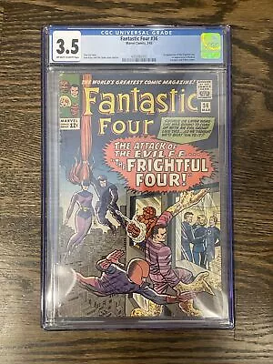 Buy Fantastic Four #36 CGC 3.5 First Frightful Four #PNCARDS • 118.59£