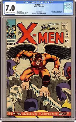 Buy Uncanny X-Men #19 CGC 7.0 1966 4125597023 1st Mimic • 304.23£