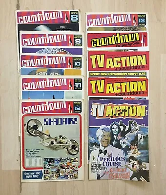 Buy Countdown & Tv Action Comics - Bundle, 10 Issues Total. Vg Condition. Free Post! • 30£