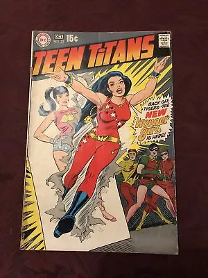 Buy Teen Titans Vol 1 #23 1st New Wonder Girl Costume 1969 • 18.20£
