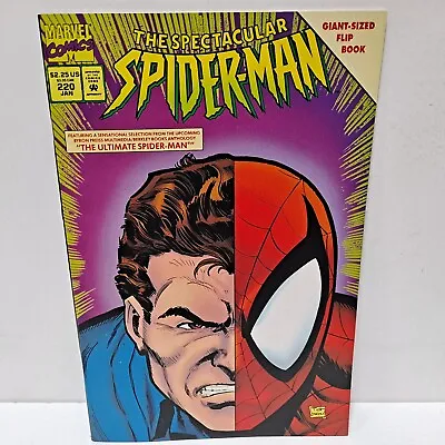 Buy The Spectacular Spider-Man #220 Marvel Comics VF/NM Flip Book • 1.61£