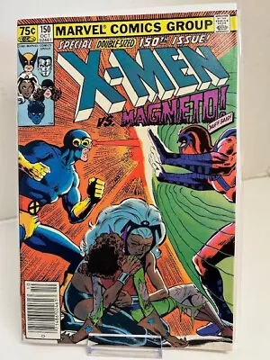 Buy Uncanny X-men #150, NEWSSTAND Variant, VF/NM, Special Double Issue 150th (G) • 15.81£