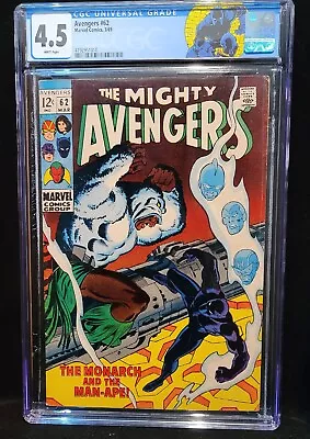 Buy Avengers 62 (1969) Cgc 4.5 Custom Label • 63.96£