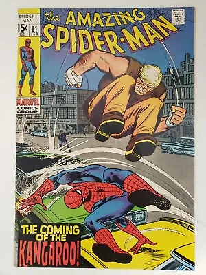 Buy Amazing Spider-Man #81 - 1970 - First Appearance Of The Kangaroo • 39.58£