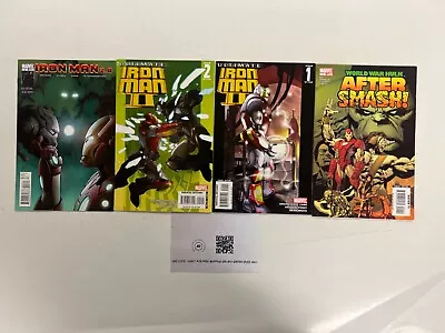 Buy 4 Marvel Comics World War Hulk # 1 + Iron Man # 1 2 3 Avengers Defenders 75 JS44 • 48.03£